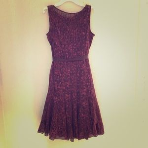Knee Length Violet Dress